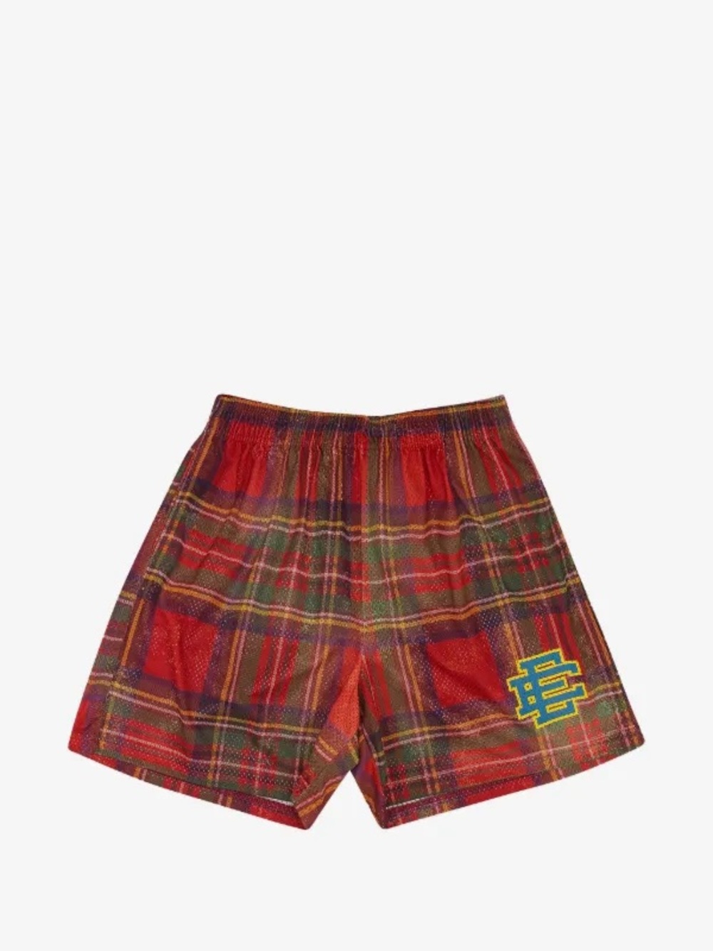 Eric Emanuel Stadium Plaid shorts